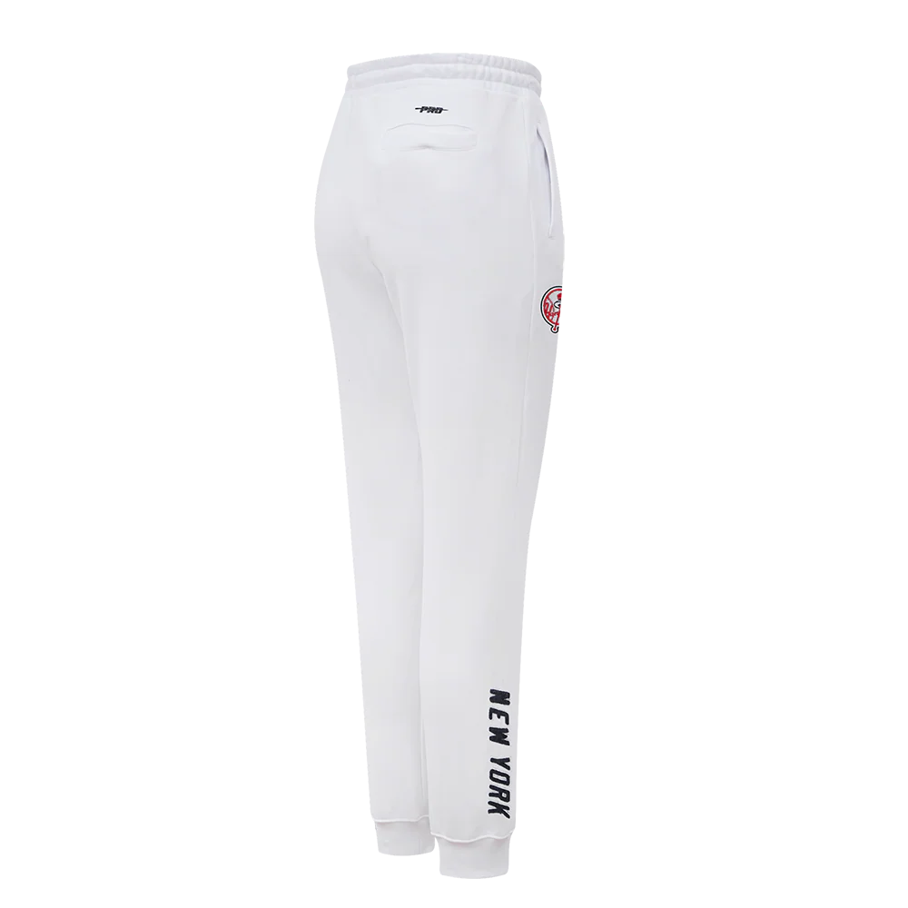 MLB NEW YORK YANKEES CLASSIC WOMEN'S SWEATPANT (WHITE) - Image 4