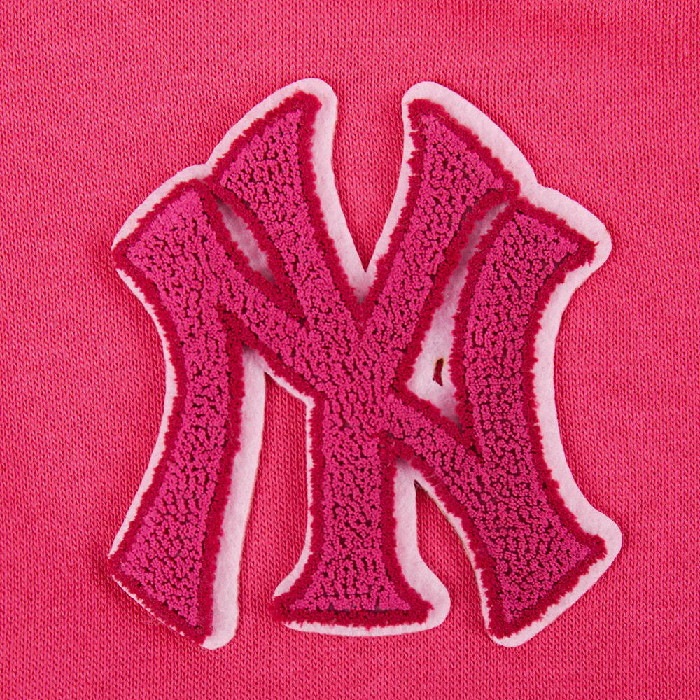 MLB NEW YORK YANKEES TRIPLE PINK TODDLER GIRLS FLEECE PO HOODIE (BEETROOT PURPLE) - Image 9