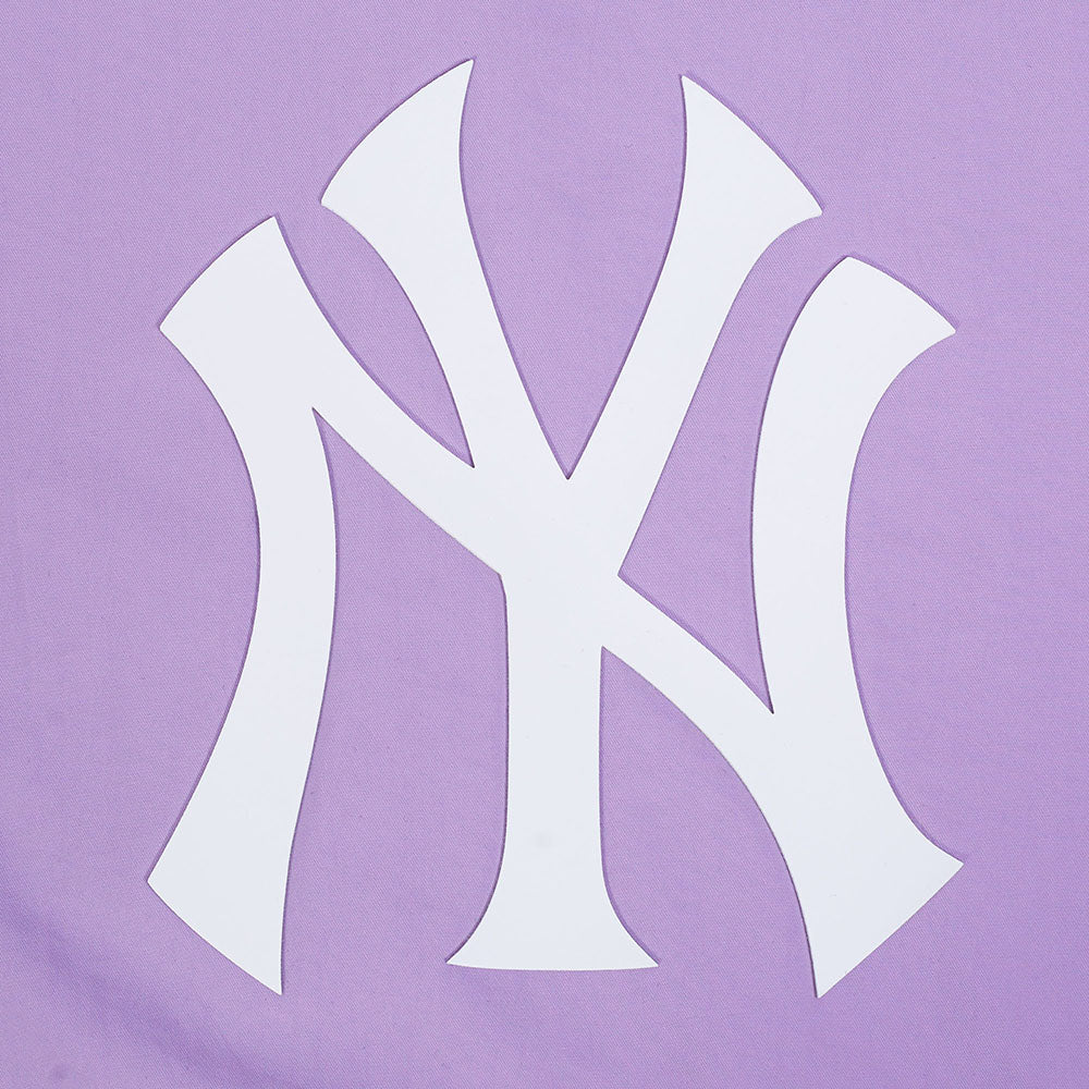 MLB NEW YORK YANKEES HOLOGRAM WOMEN'S 1/2 ZIP WIND JACKET (IRIDESCENT) - Image 5