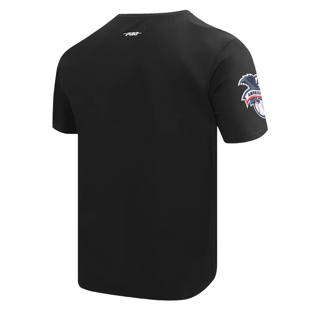 MLB OAKLAND ATHLETICS MASCOT MEN'S SINGLE JERSEY TOP (BLACK) - Image 4