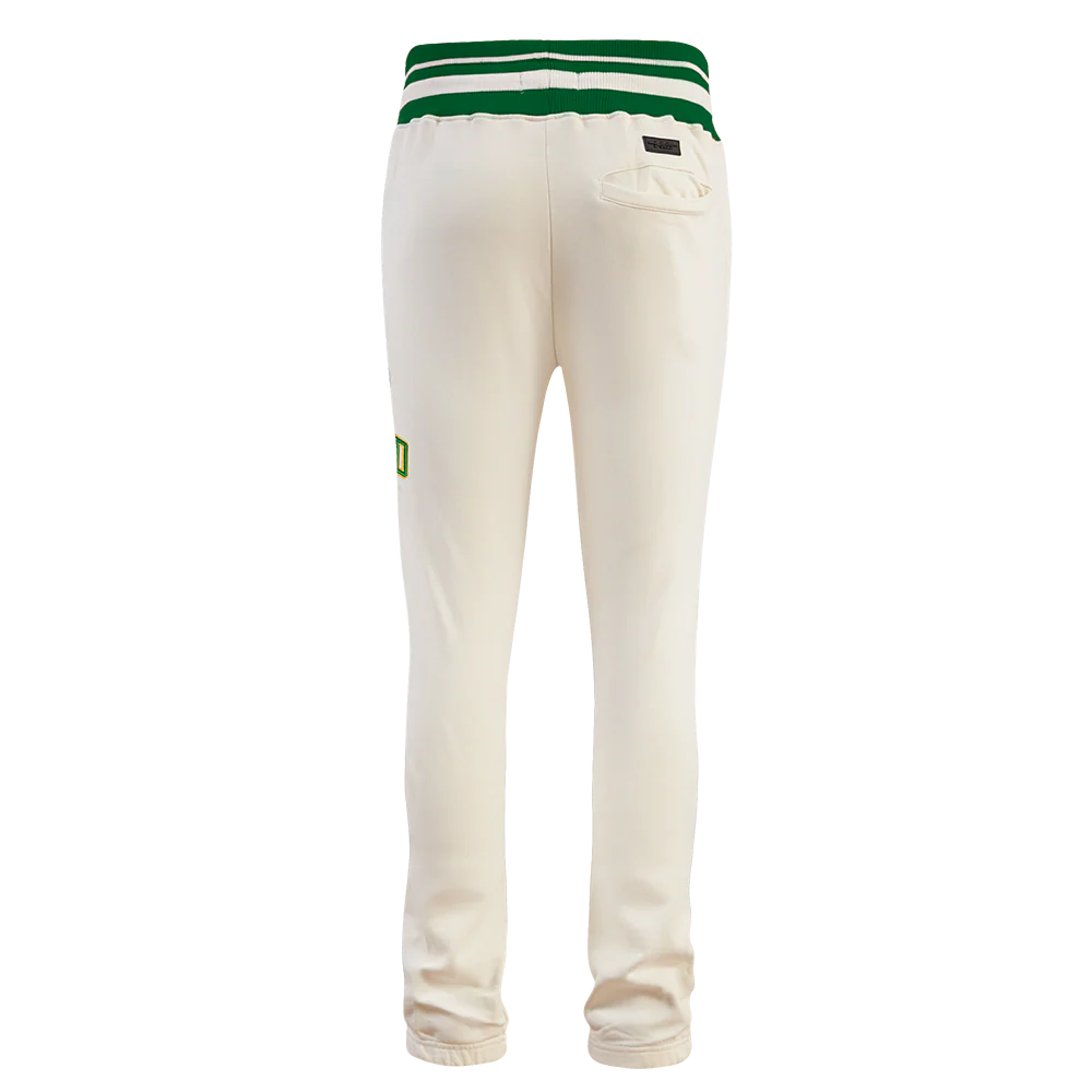 MLB OAKLAND ATHLETICS RETRO CLASSIC MEN'S SWEATPANT (EGGSHELL/ KELLY GREEN) - Image 3