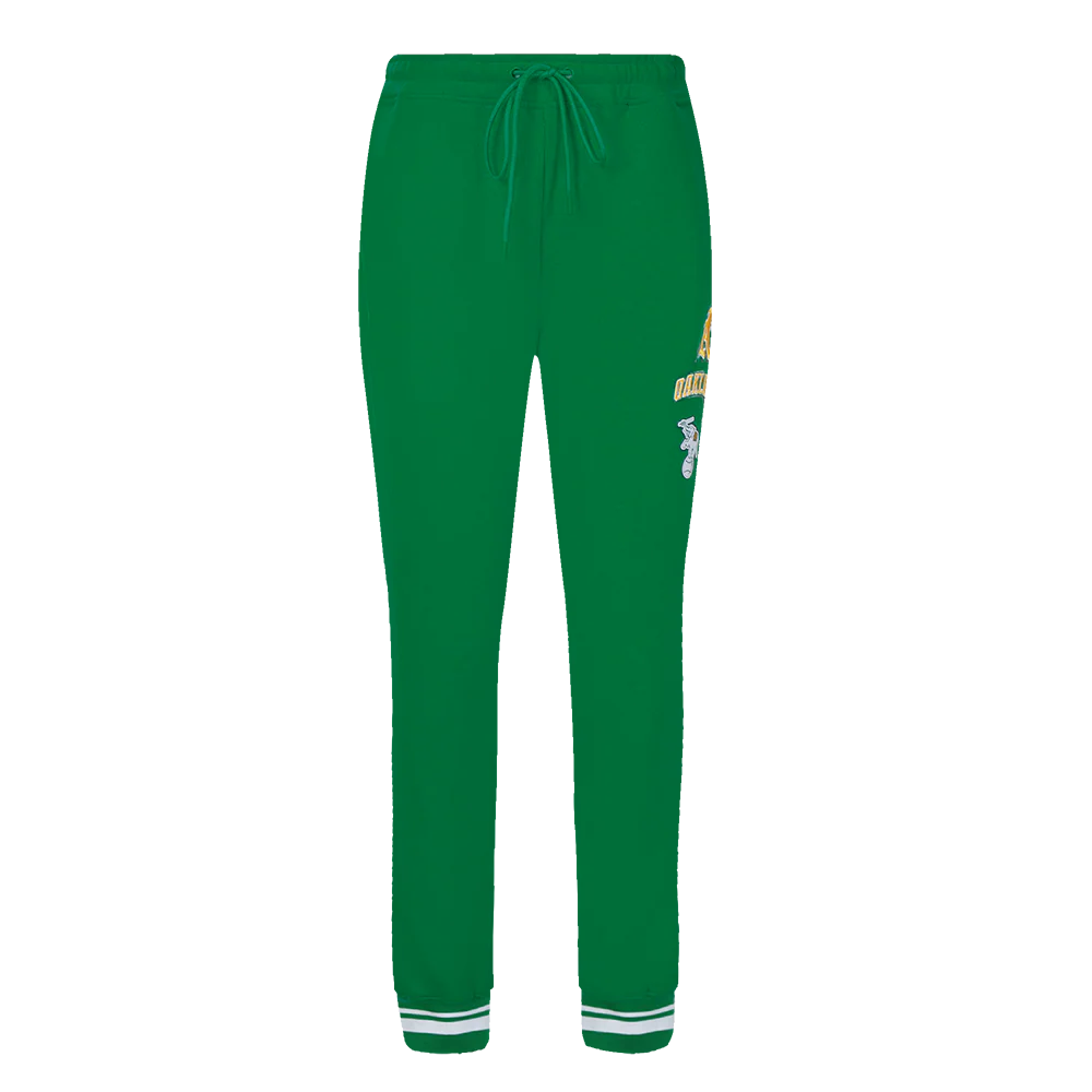 MLB OAKLAND ATHLETICS RETRO CLASSIC WOMEN'S SWEATPANT (KELLY GREEN) - Image 2