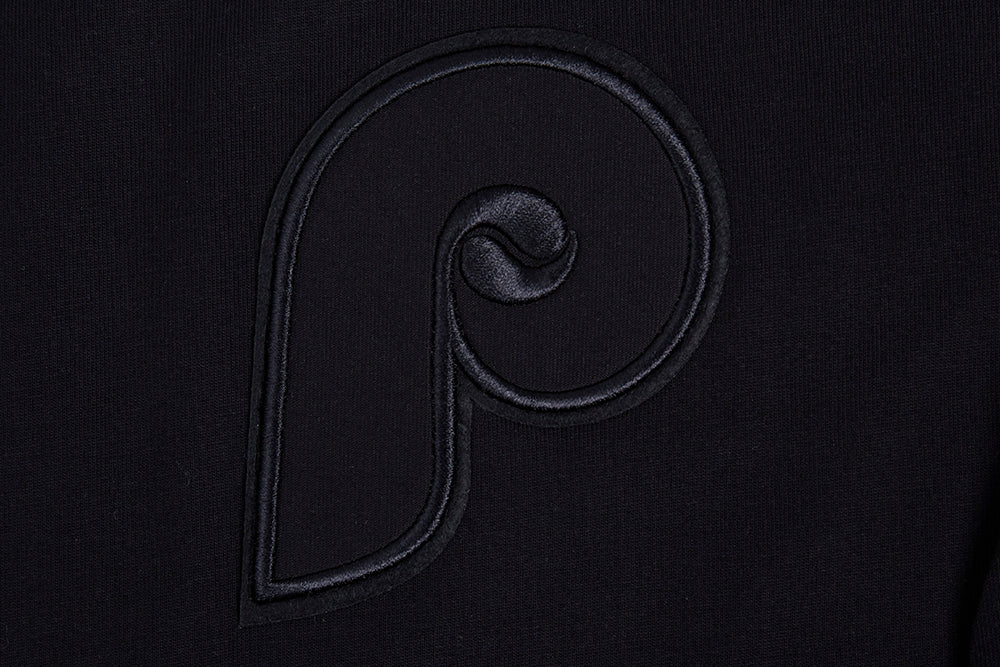 MLB PHILADELPHIA PHILLIES NEUTRAL MEN'S DROP SHOULDER TOP (BLACK) - Image 6