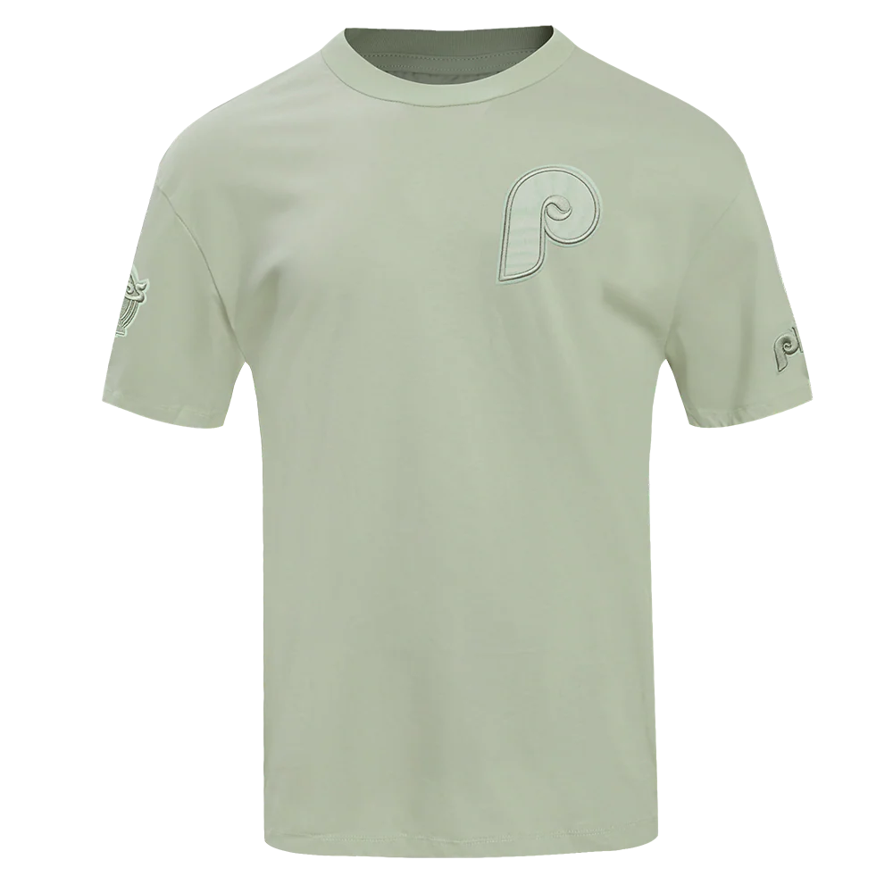 MLB PHILADELPHIA PHILLIES NEUTRAL MEN'S DROP SHOULDER TOP (MOSS)