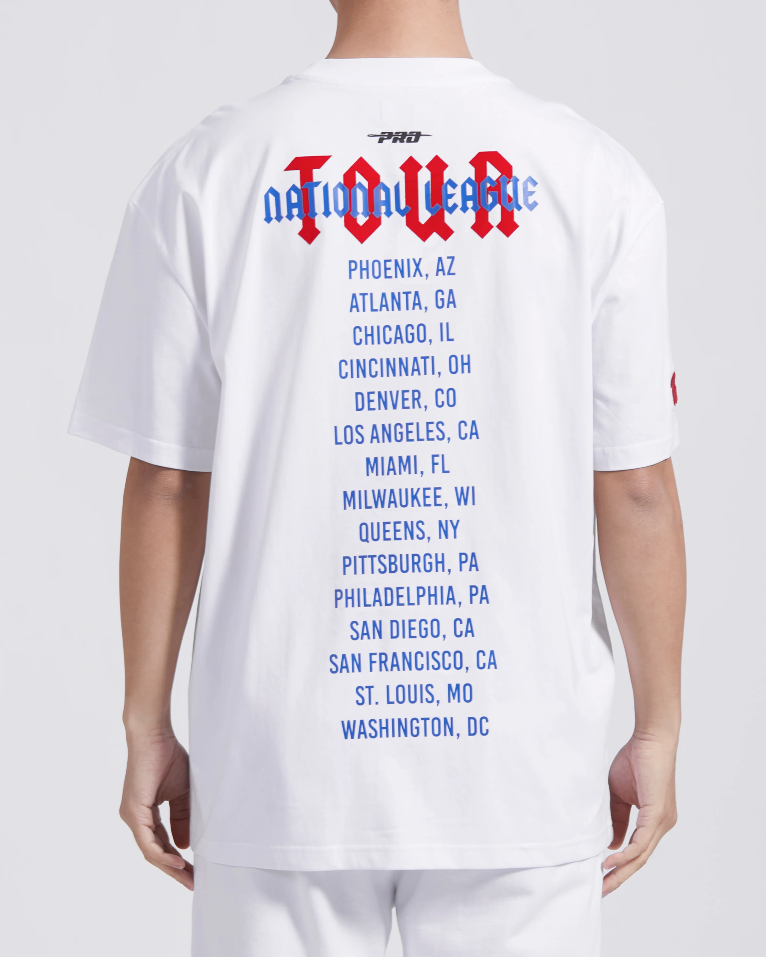 MLB PHILADELPHIA PHILLIES CITY TOUR CJ DROP SHOULDER TEE (WHITE) - Image 4