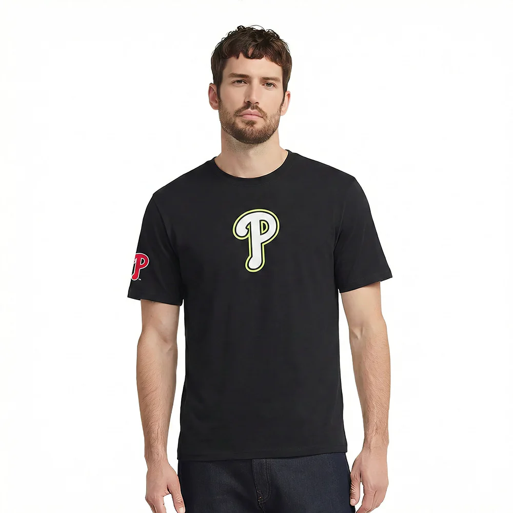 MLB PHILADELPHIA PHILLIES UNDER THE LIGHTS MEN'S SJ TEE (BLACK)
