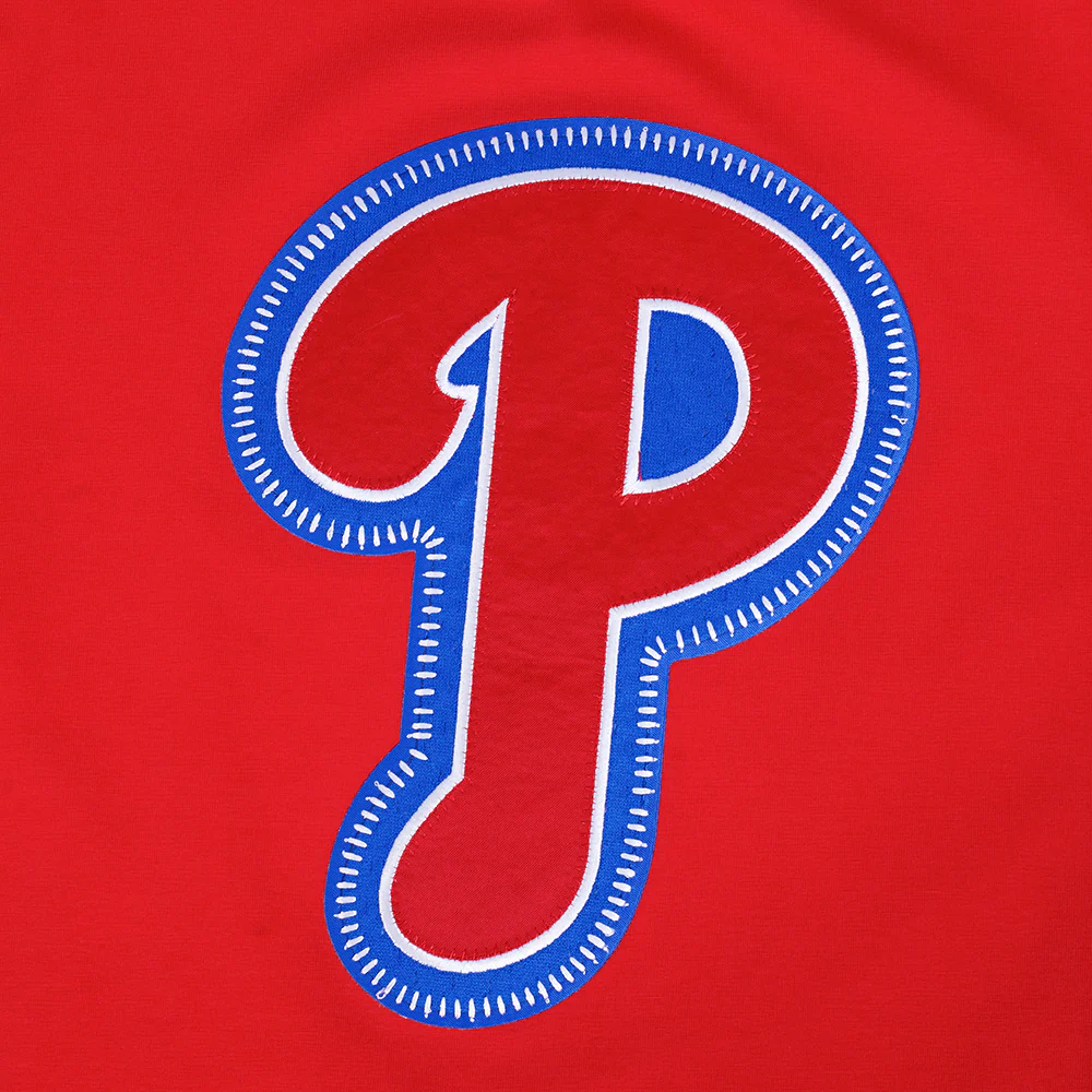 MLB PHILADELPHIA PHILLIES DIY PICK STITCH MEN'S SINGLE JERSEY TOP (RED) - Image 5