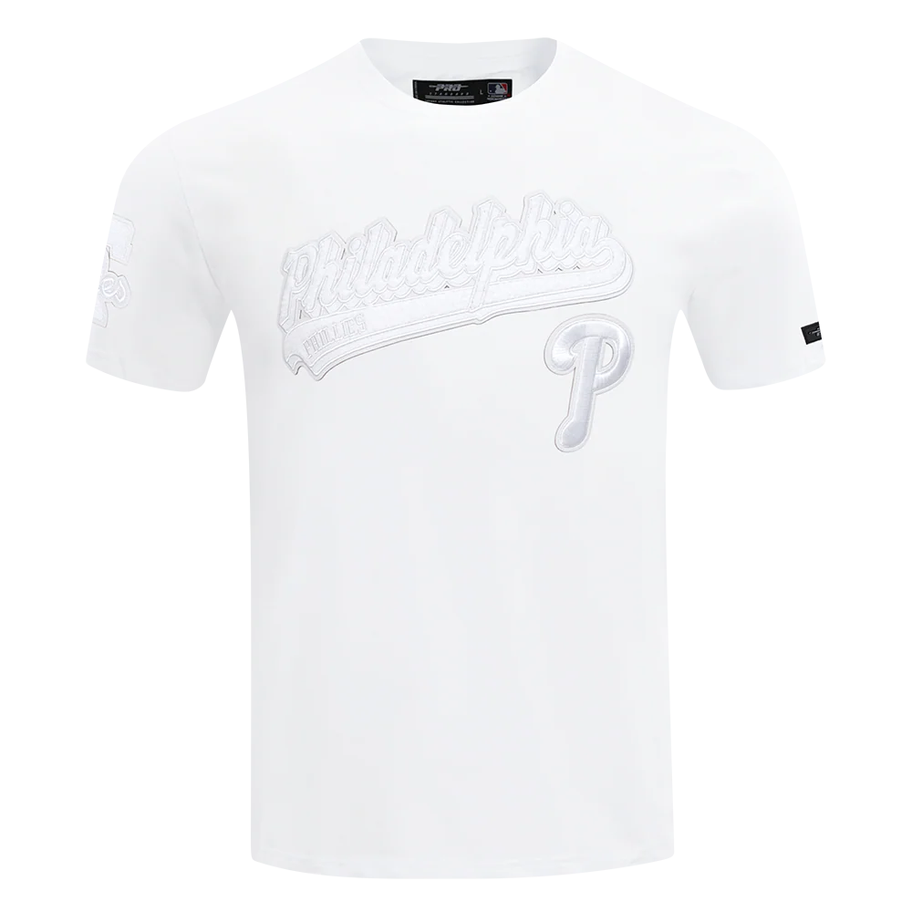 MLB PHILADELPHIA PHILLIES WHITE OUT MEN'S SINGLE JERSEY TOP (WHITE)