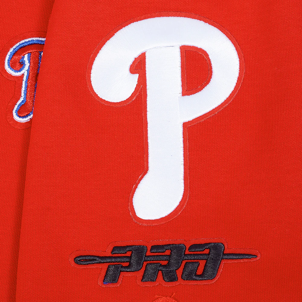 MLB PHILADELPHIA PHILLIES BRYCE HARPER #3 CLASSIC WARM UP JACKET (RED) - Image 7