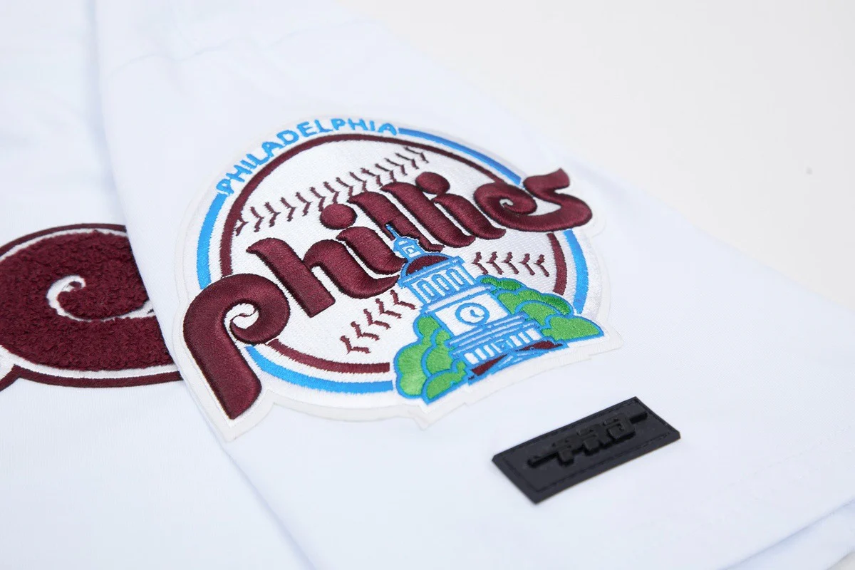 MLB PHILADELPHIA PHILLIES CLASSIC CHENILLE MEN'S TOP (WHITE) - Image 7