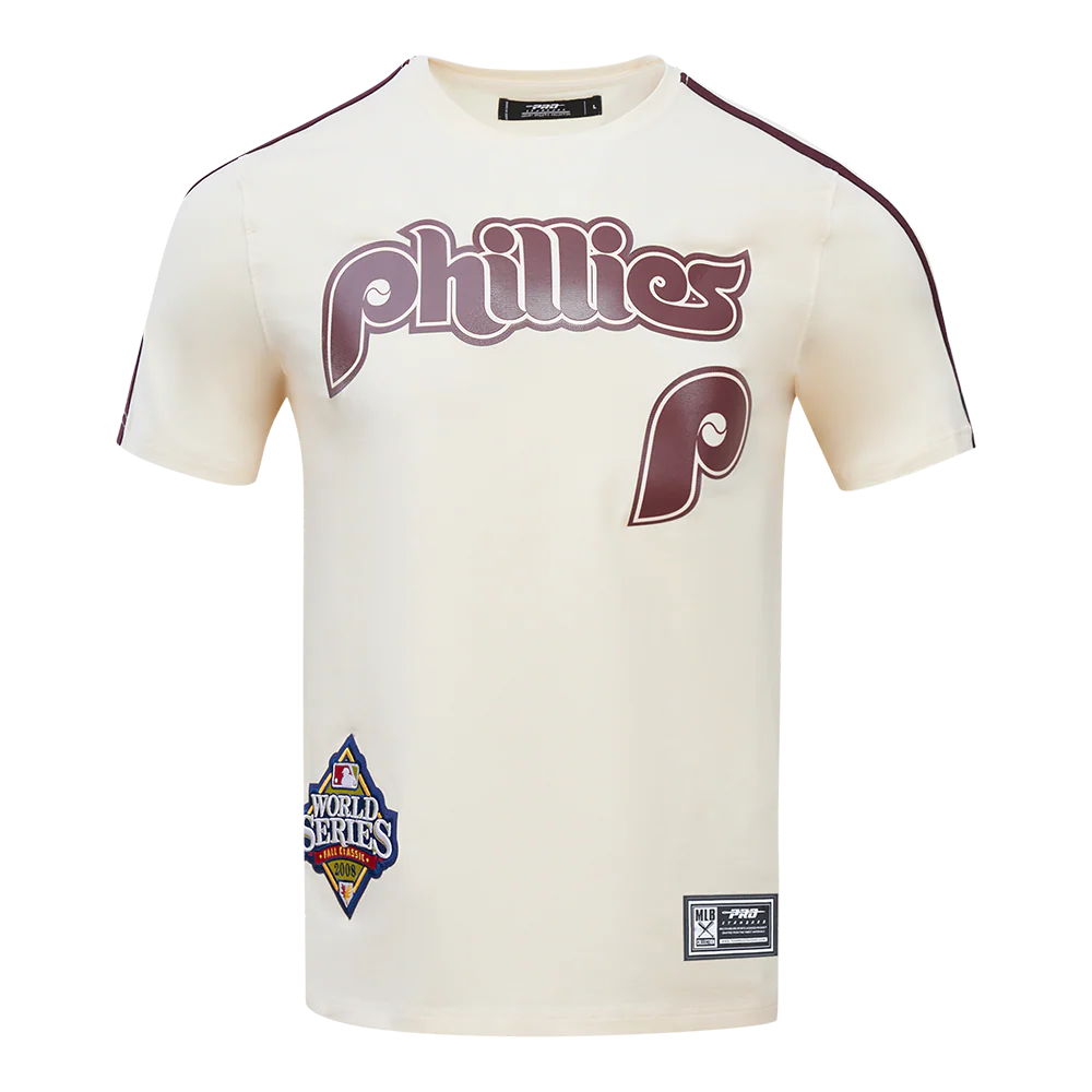MLB PHILADELPHIA PHILLIES LOGO PRO TEAM MEN'S TAPING TOP (EGGSHELL/ WHITE)
