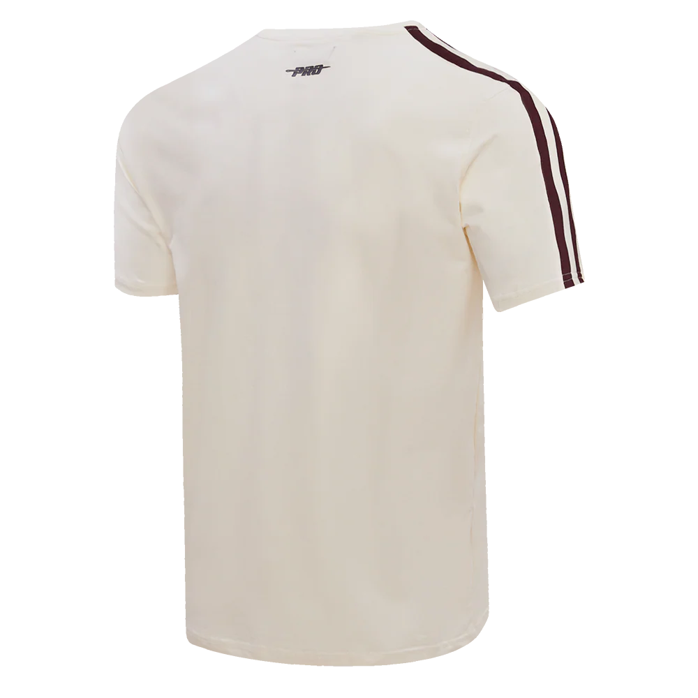MLB PHILADELPHIA PHILLIES RETRO CLASSIC MEN'S STRIPED TOP (EGGSHELL/WINE) - Image 3