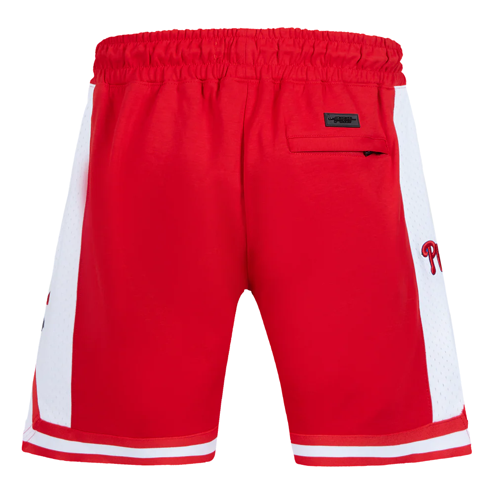 MLB PHILADELPHIA PHILLIES SCRIPT TAIL MEN'S SHORT (RED) - Image 4