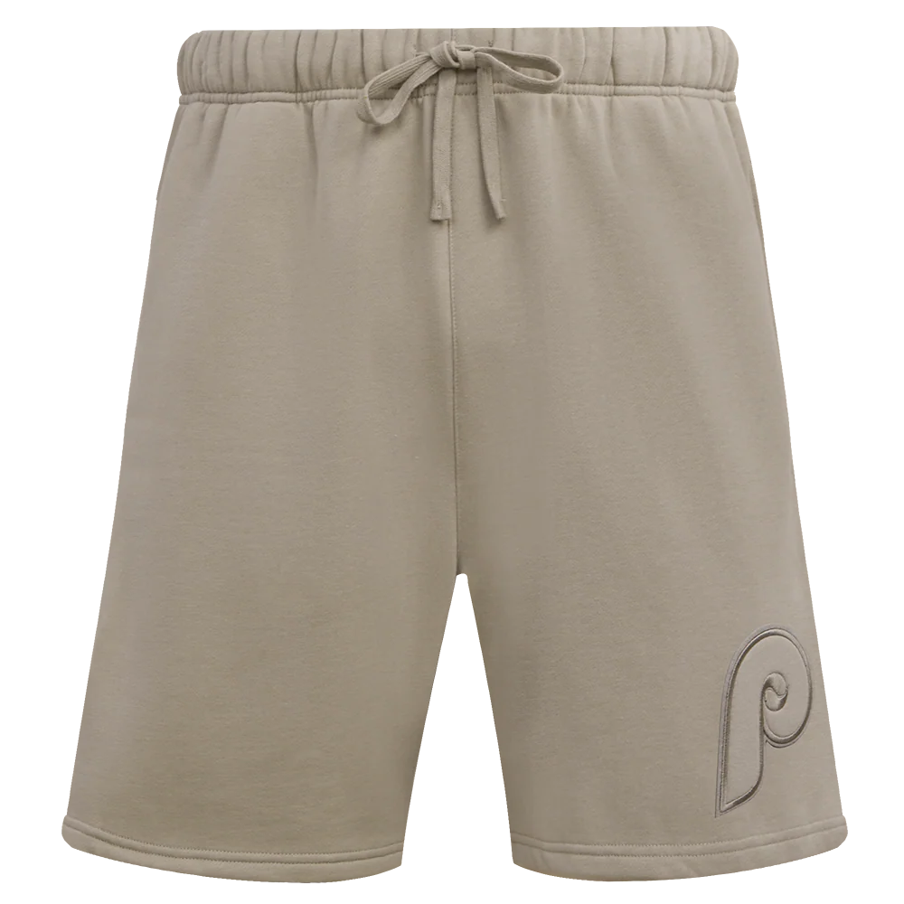 MLB PHILADELPHIA PHILLIES NEUTRAL MEN'S SHORT (TAUPE) - Image 2