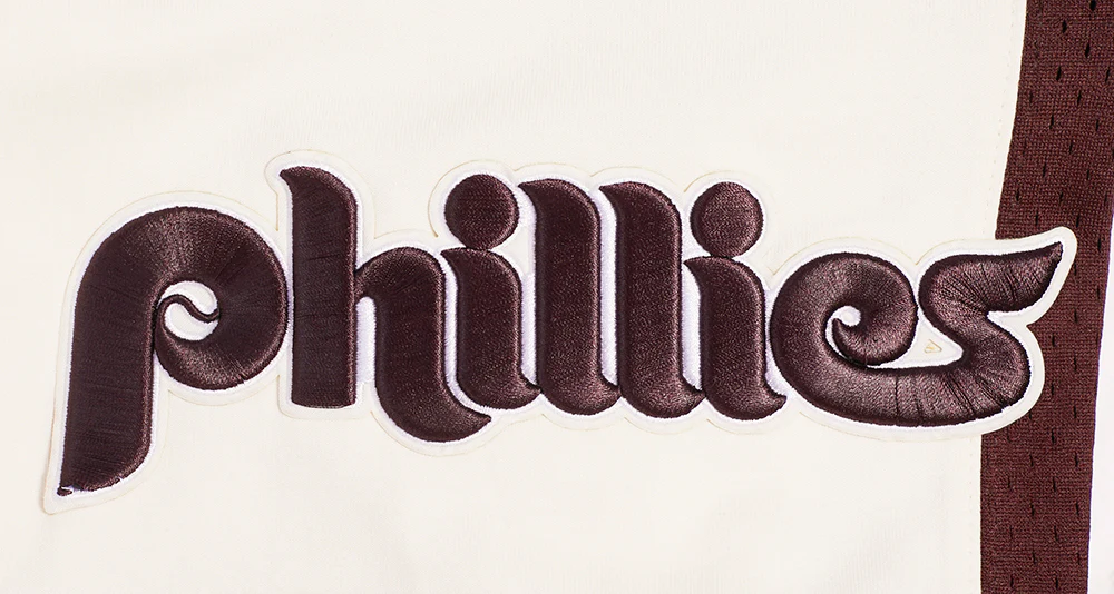 MLB PHILADELPHIA PHILLIES RETRO CLASSIC MEN'S 2.0 SHORT (EGGSHELL/WINE) - Image 6