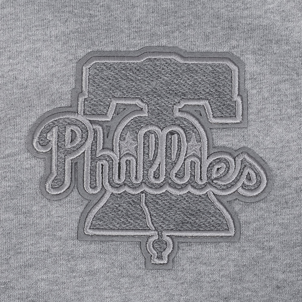 MLB PHILADELPHIA PHILLIES REVERSE FRENCH TERRY MEN'S COLOR BLOCK FLEECE PULLOVER HOODIE - Image 9