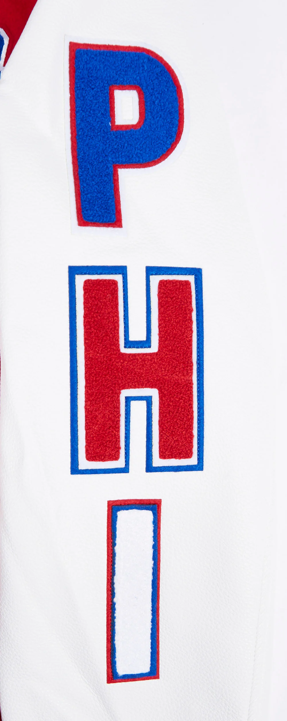 MLB PHILADELPHIA PHILLIES SCRIPT TAIL MEN'S RIB WOOL VARSITY (RED/WHITE) - Image 8