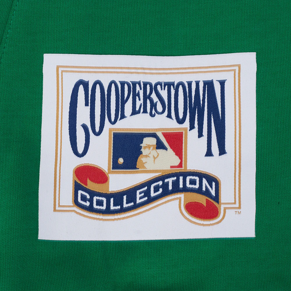 MLB PHILADELPHIA PHILLIES COOPERSTOWN LOGO PRO GAME DAY MEN'S DOUBLE KNIT JACKET (KELLY GREEN/WHITE/BLACK) - Image 6