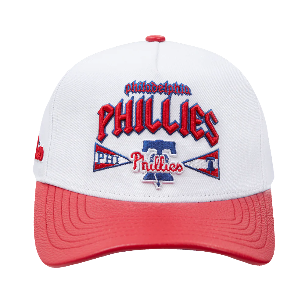 MLB PHILADELPHIA PHILLIES CITY TOUR CURVED STRAPBACK HAT (WHITE)