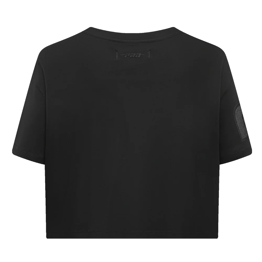 MLB PHILADELPHIA PHILLIES RETRO NEUTRAL WOMEN'S BOXY TOP (BLACK) - Image 3