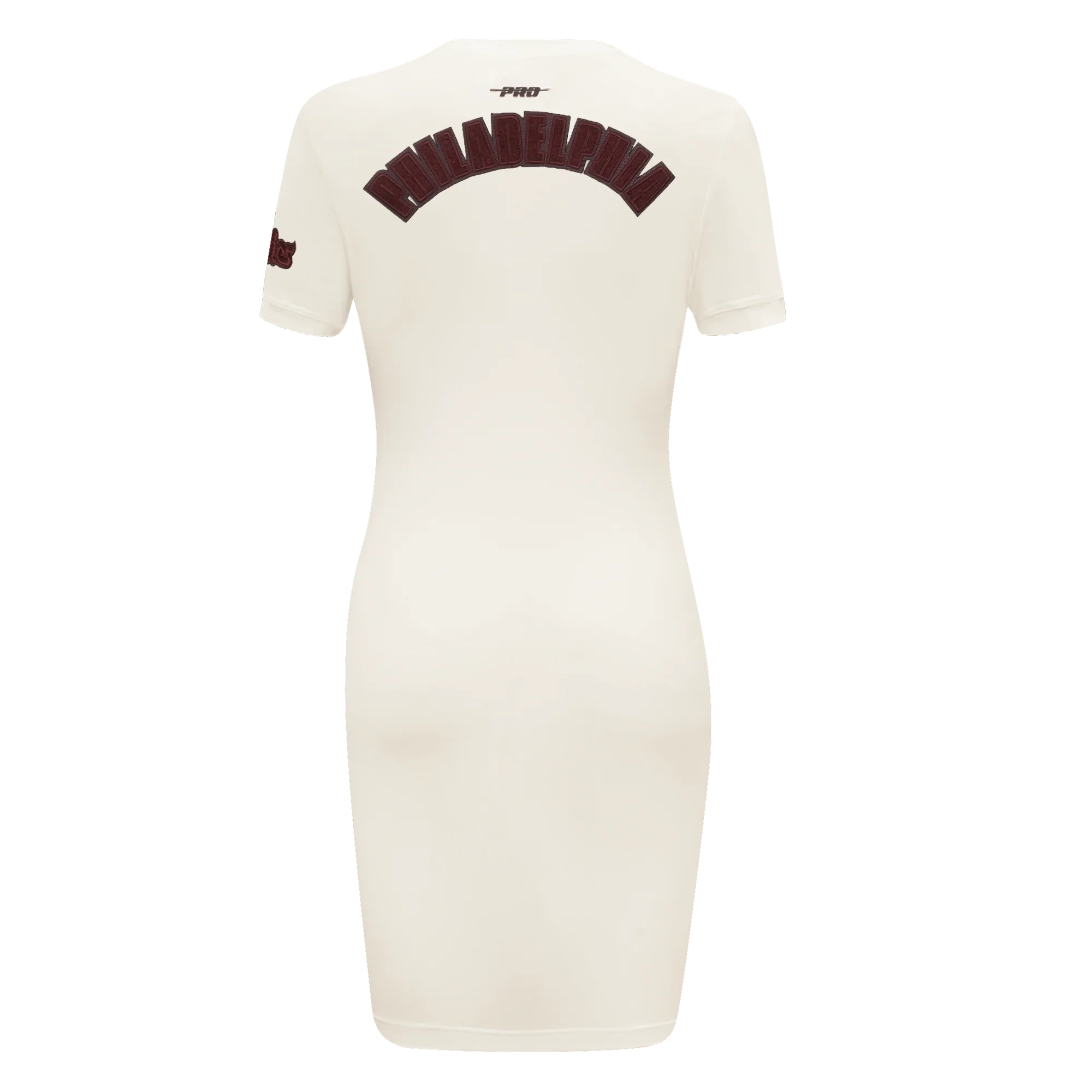 MLB PHILADELPHIA PHILLIES TRIPLE TONAL BODYCON WOMEN'S DRESS (EGGSHELL) - Image 3