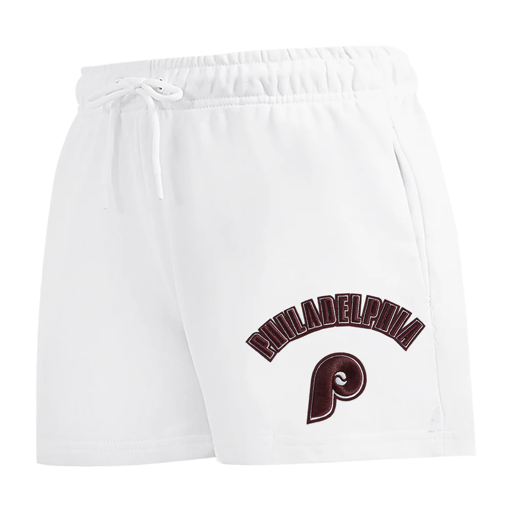 MLB PHILADELPHIA PHILLIES RETRO CLASSIC WOMEN'S SHORT (WHITE)