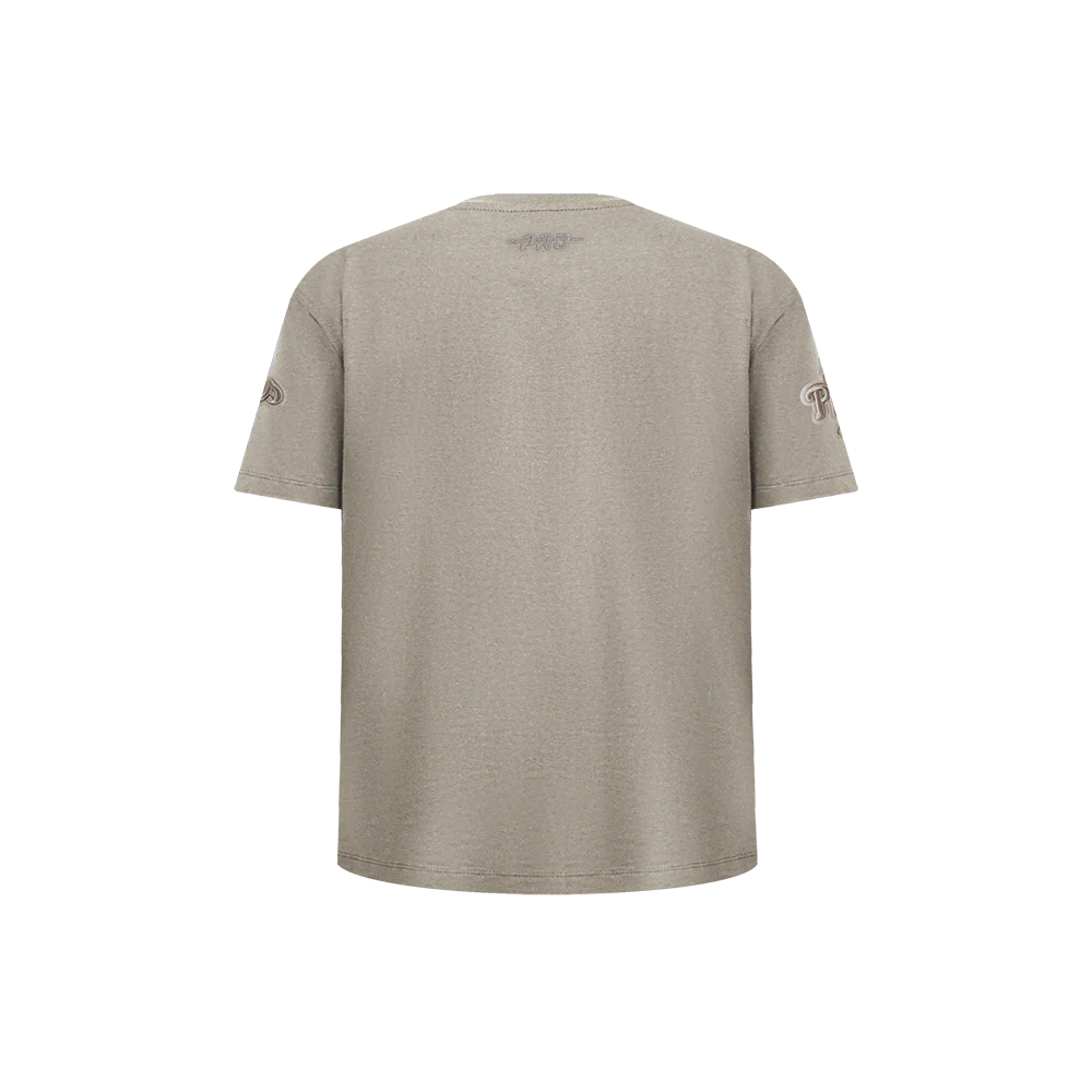 MLB PHILADELPHIA PHILLIES NEUTRAL LITTLE BOYS SHORT SLEEVE TOP (TAUPE) - Image 3