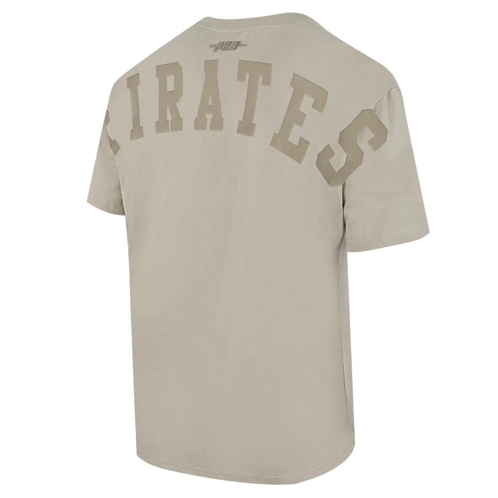 MLB PITTSBURGH PIRATES WINGSPAN MEN'S CJ DROP SHOULDER TEE (TAUPE) - Image 4