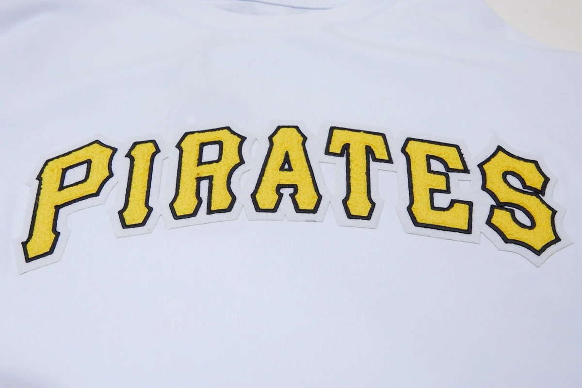 MLB PITTSBURGH PIRATES CLASSIC CHENILLE MEN'S TOP (WHITE) - Image 6