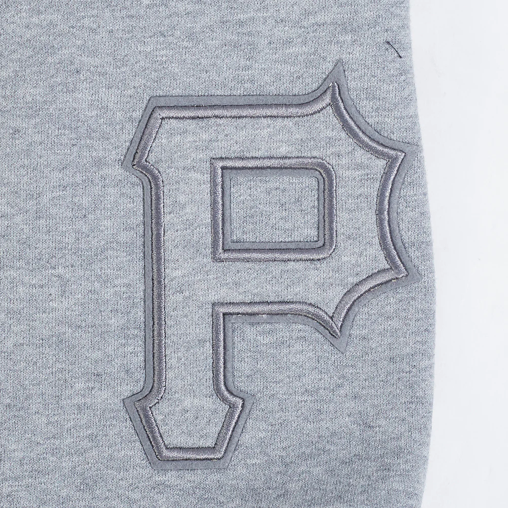 MLB PITTSBURGH PIRATES NEUTRAL MEN'S SHORT (DARK HEATHER GRAY) - Image 5