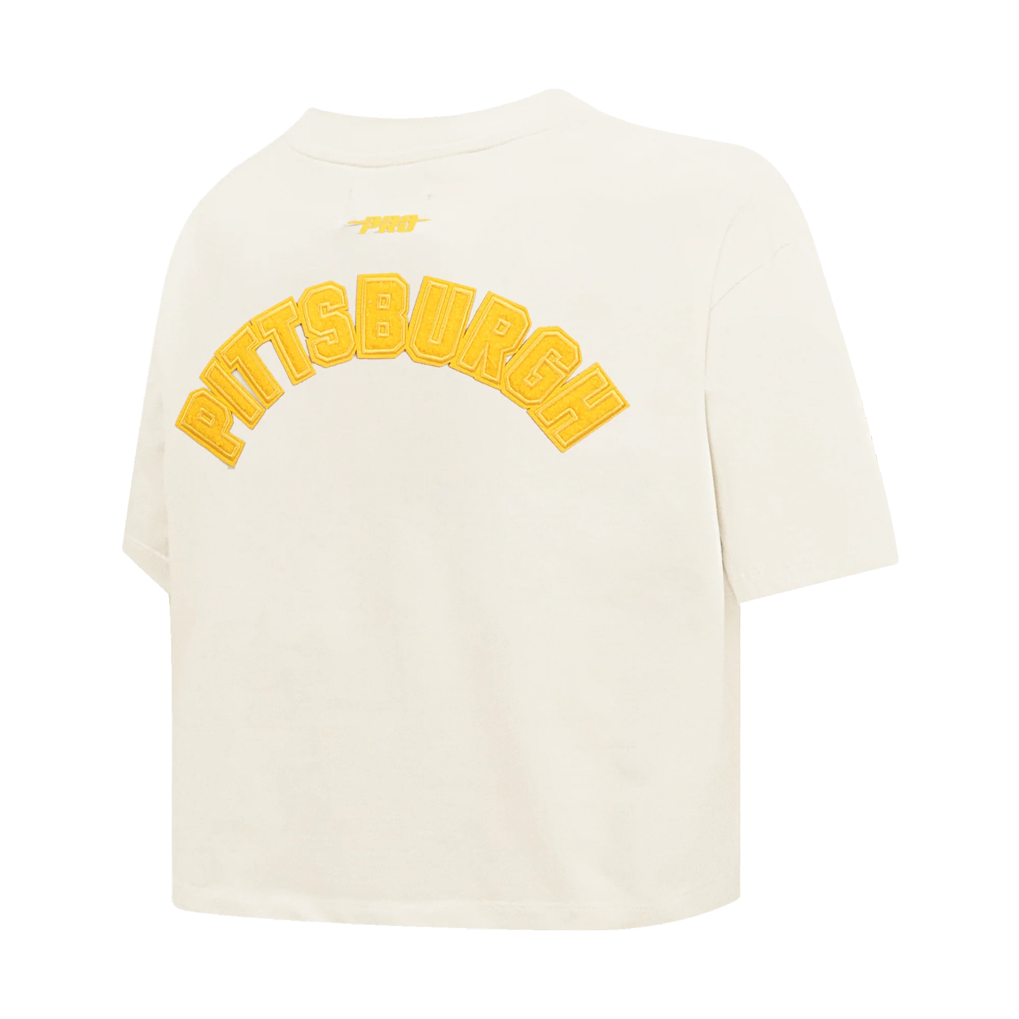 MLB PITTSBURGH PIRATES TRIPLE TONAL SINGLE JERSEY BOXY WOMEN'S TEE (EGGSHELL) - Image 4