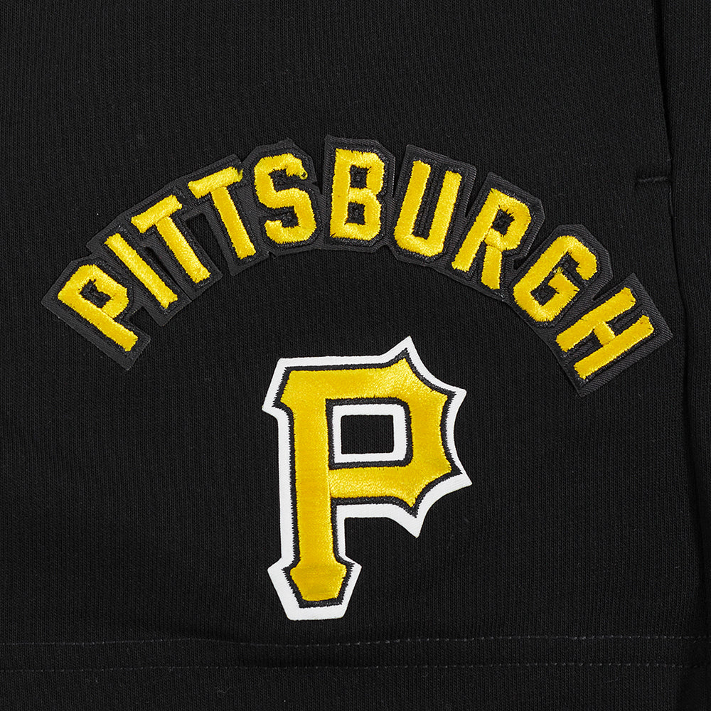 MLB PITTSBURGH PIRATES CLASSIC WOMEN'S SHORT (BLACK) - Image 5