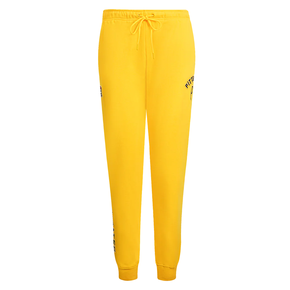 MLB PITTSBURG PIRATES CLASSIC WOMEN'S FLEECE SWEATPANT (YELLOW) - Image 2