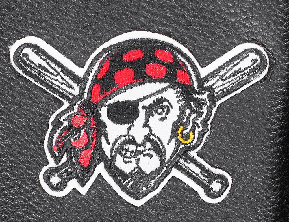 MLB PITTSBURGH PIRATES MASHUP WOMEN'S RIB WOOL VARSITY JACKET (BLACK/YELLOW) - Image 7