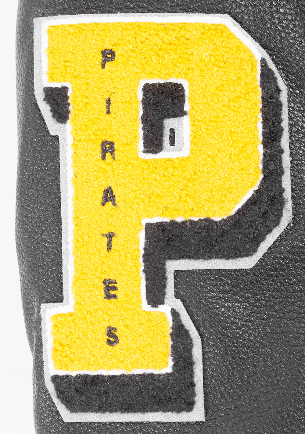 MLB PITTSBURGH PIRATES MASHUP WOMEN'S RIB WOOL VARSITY JACKET (BLACK/YELLOW) - Image 8
