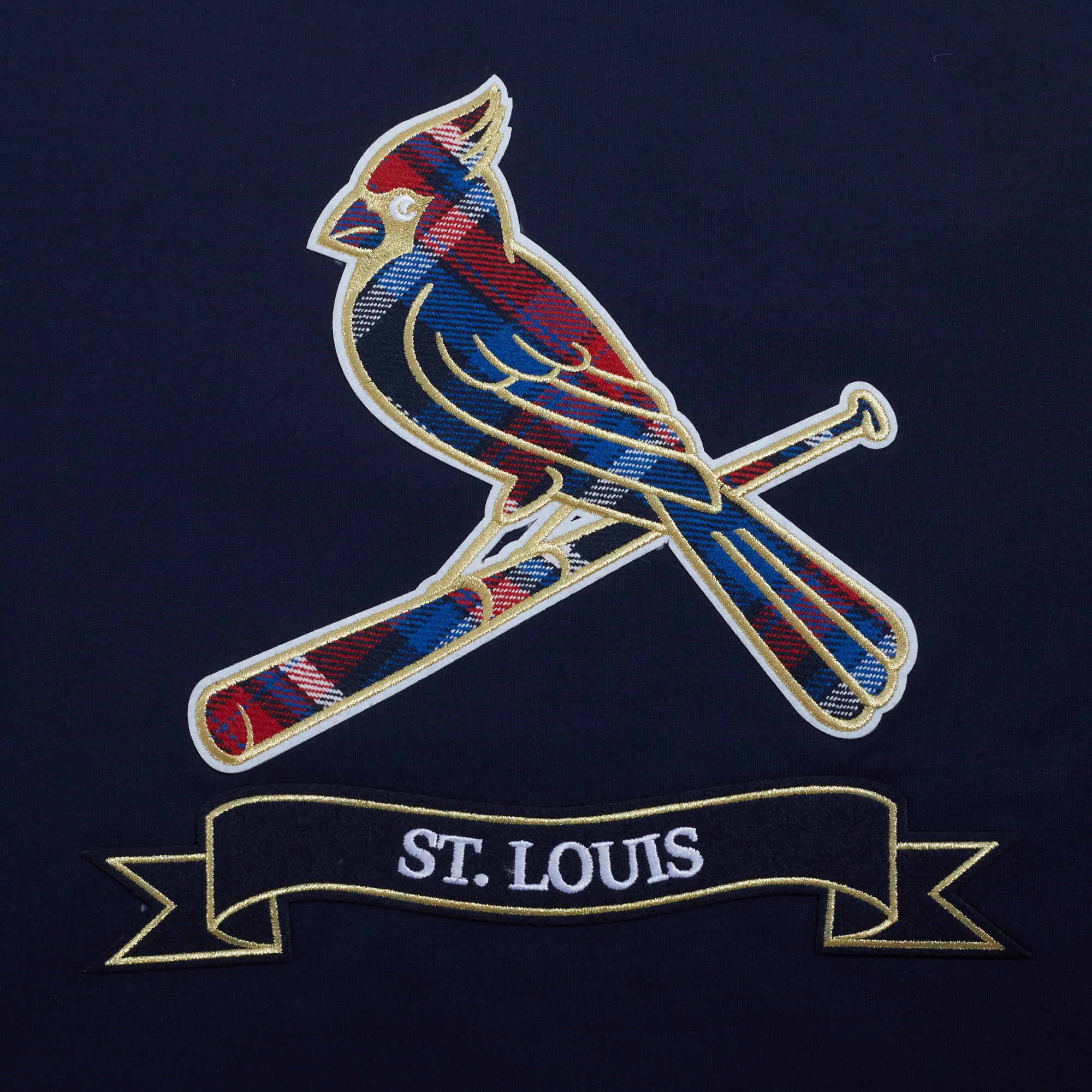 MLB ST. LOUIS CARDINALS PRO PREP SINGLE JERSEY MEN'S TEE (MIDNIGHT NAVY) - Image 5
