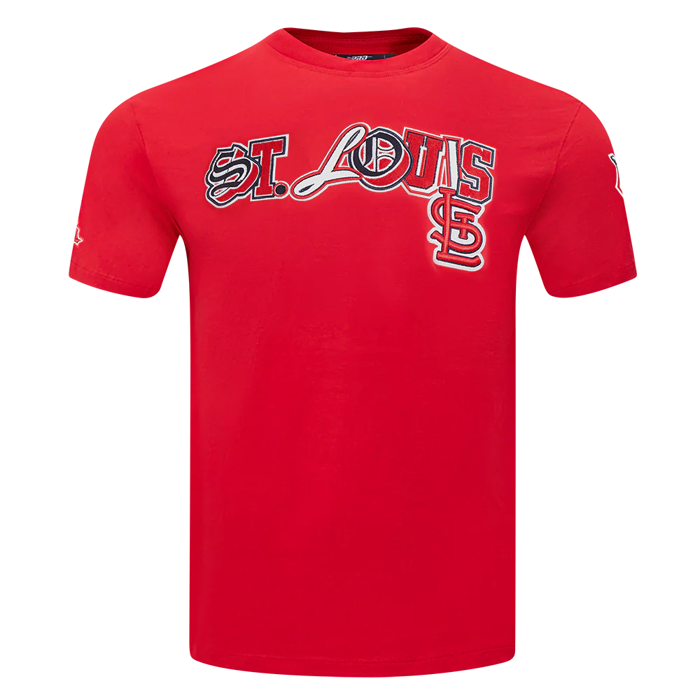 MLB ST. LOUIS CARDINALS CITY RANSOM MEN'S SINGLE JERSEY TEE (RED) - Image 5