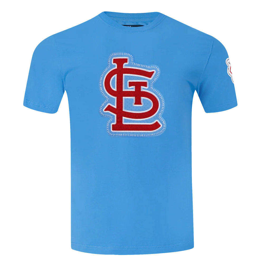 MLB ST. LOUIS CARDINALS DIY PICK STITCH MEN'S SINGLE JERSEY TOP (UNIVERSITY BLUE) - Image 3