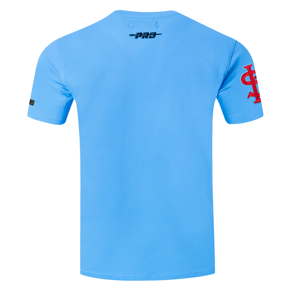 MLB ST. LOUIS CARDINALS RETRO ELEVATION MEN'S SINGLE JERSEY TOP (UNIVERSITY BLUE) - Image 3