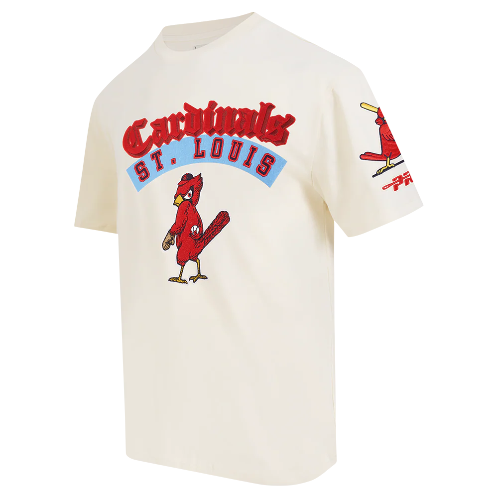 MLB ST. LOUIS CARDINALS BEST OF MEN'S DROP SHOULDER TEE (EGGSHELL) - Image 2