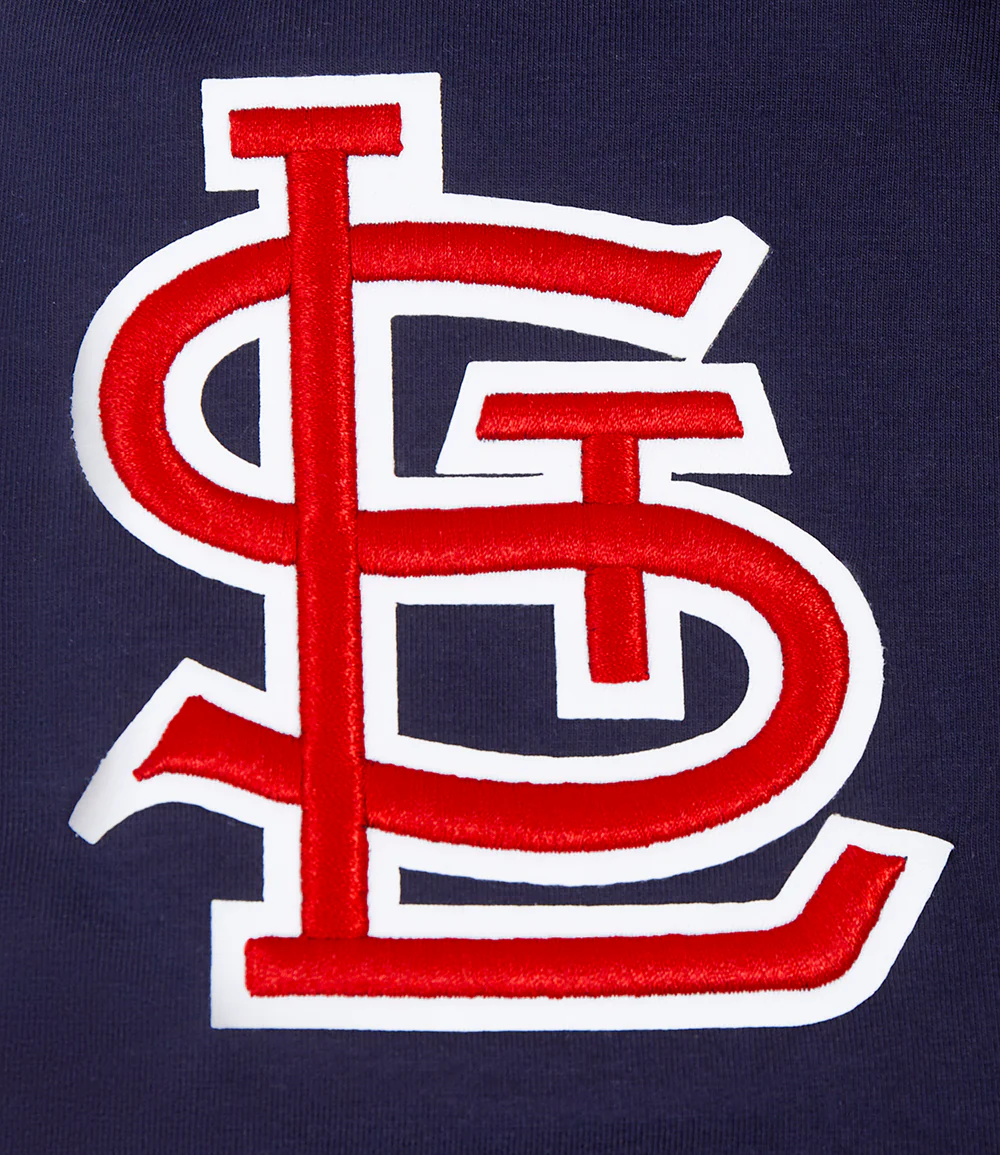 MLB ST. LOUIS CARDINALS OLD ENGLISH MEN'S TOP (MIDNIGHT NAVY) - Image 6