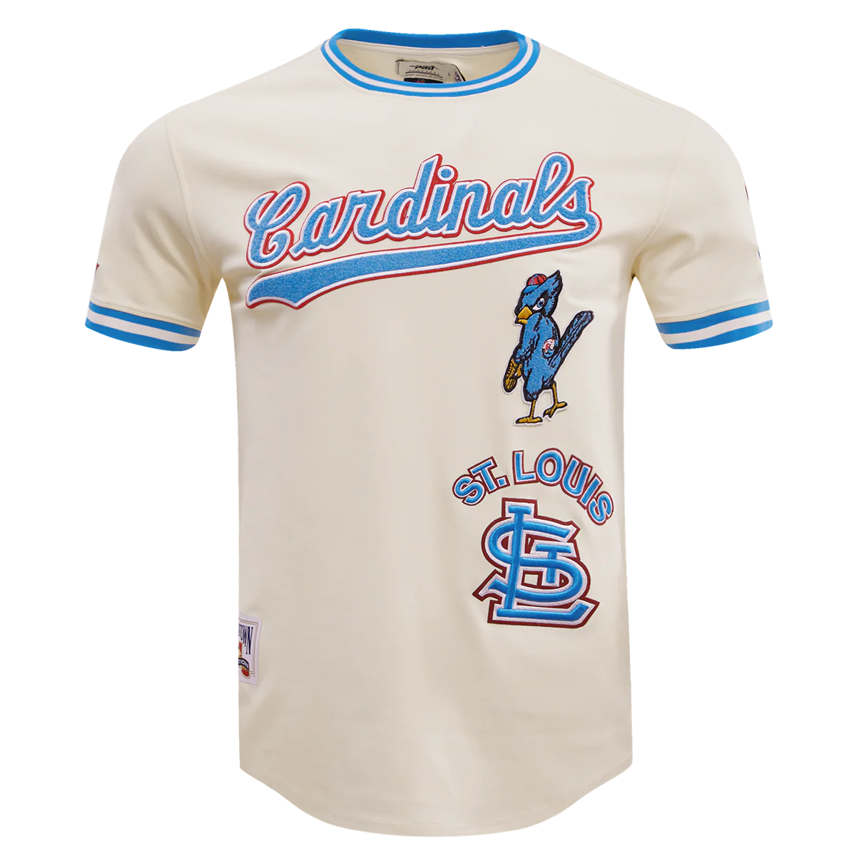 MLB ST. LOUIS CARDINALS RETRO CLASSIC MEN'S TOP (EGGSHELL/ UNIVERSITY BLUE)