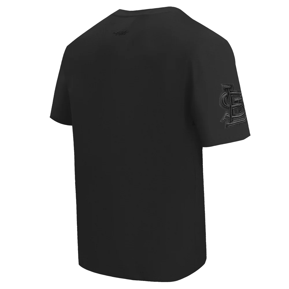 MLB ST. LOUIS CARDINALS RETRO NEUTRAL MEN'S DROP SHOULDER TOP (BLACK) - Image 3