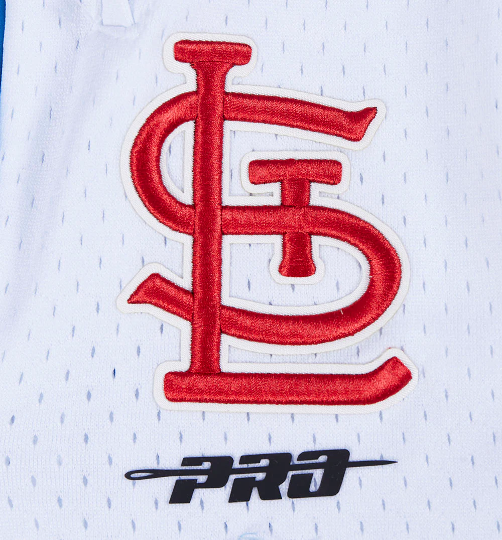 MLB ST. LOUIS CARDINALS SCRIPT TAIL MEN'S DOUBLE KNIT 2.0 SHORT (UNIVERSITY BLUE) - Image 8