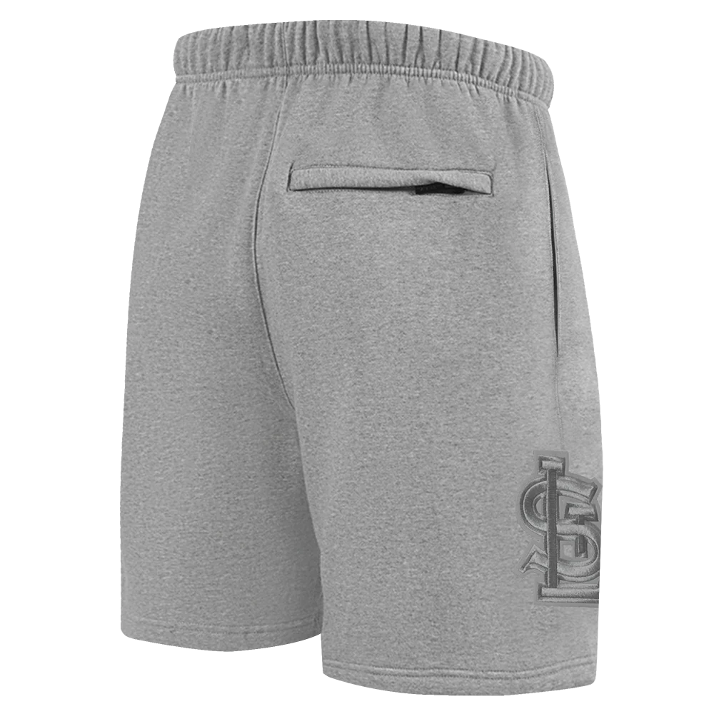 MLB ST. LOUIS CARDINALS RETRO NEUTRAL MEN'S SHORT (DARK HEATHER GRAY) - Image 4