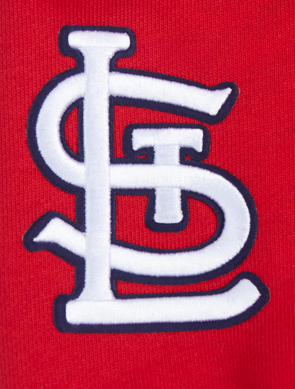 MLB ST. LOUIS CARDINALS MASHUP MEN'S RIB SWEATPANT (RED/MIDNIGHT NAVY/RED) - Image 5