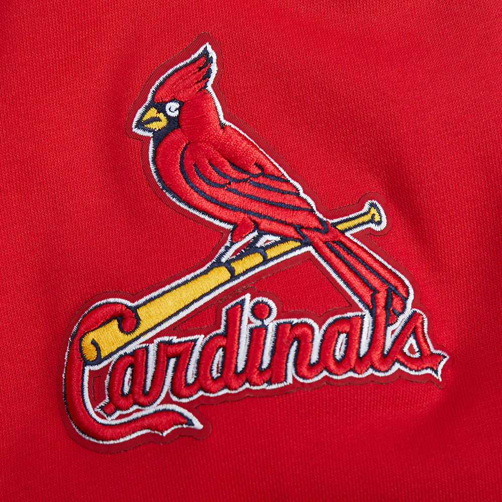 MLB ST. LOUIS CARDINALS CITY ARCH MEN'S FLC 1/4 ZIP (RED) - Image 7