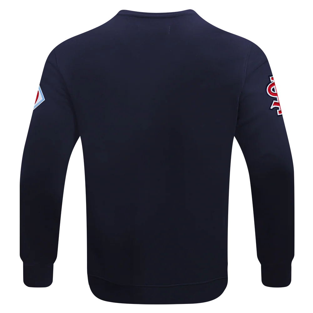 MLB ST. LOUIS CARDINALS OLD ENGLISH MEN'S CREWNECK (MIDNIGHT NAVY) - Image 3