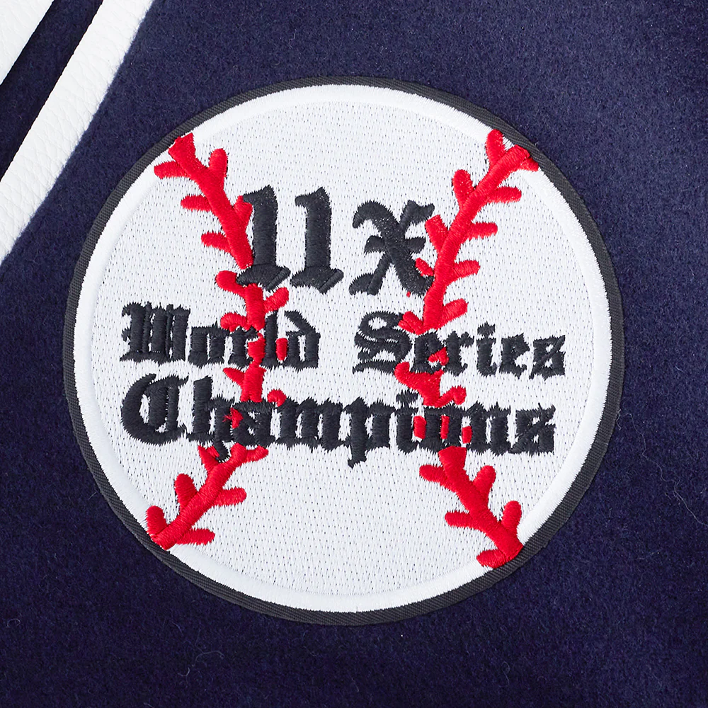 MLB ST. LOUIS CARDINALS PRO PREP MEN'S WOOL VARSITY JACKET (MIDNIGHT NAVY/RED/MIDNIGHT NAVY) - Image 7
