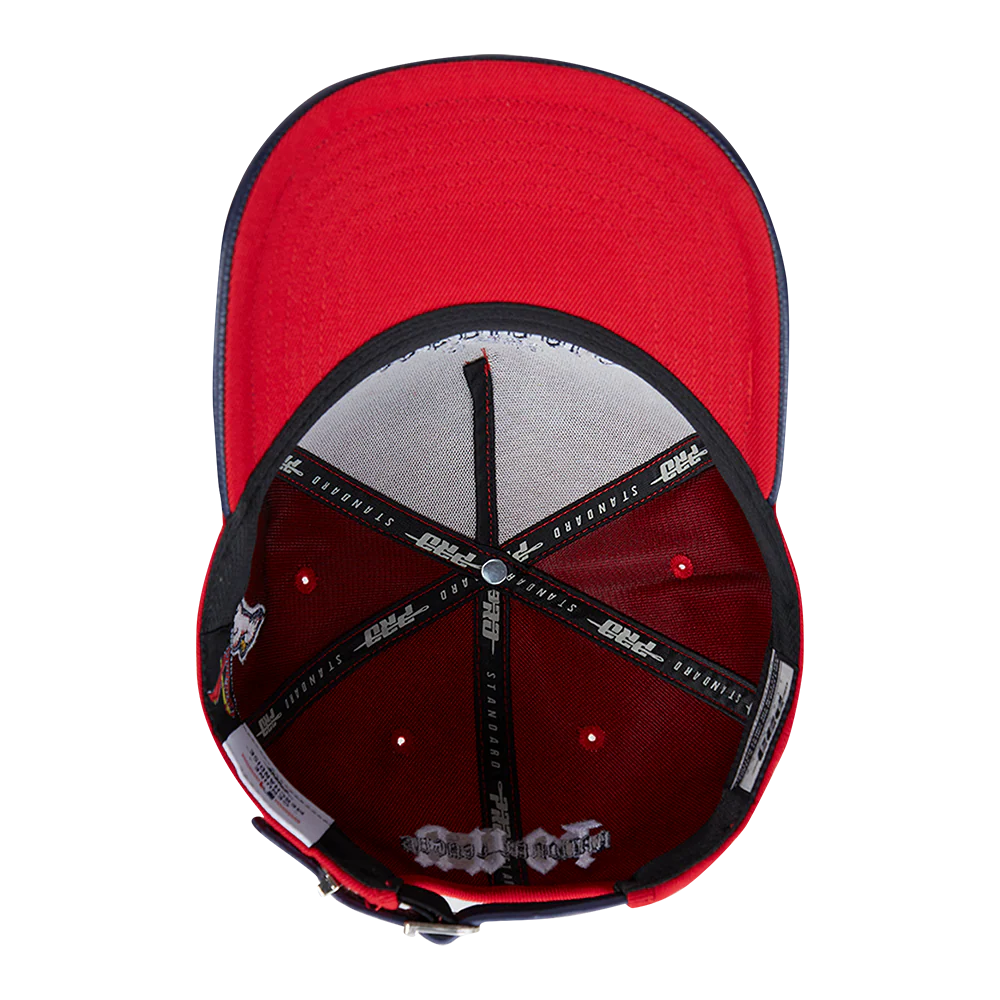 MLB ST. LOUIS CARDINALS CITY TOUR ESSENTIAL CURVED VISOR STRAPBACK HAT (RED) - Image 6